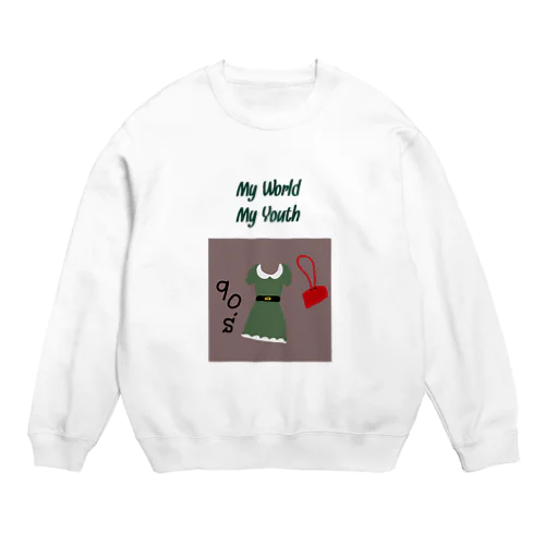 my world my youth Crew Neck Sweatshirt