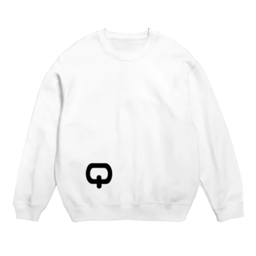 Ｑ Crew Neck Sweatshirt