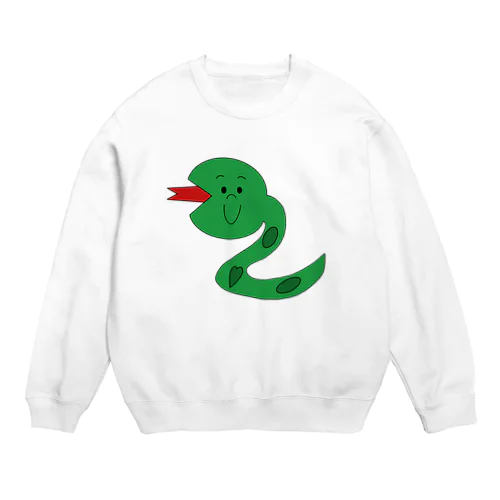 ヘビちゃん Crew Neck Sweatshirt