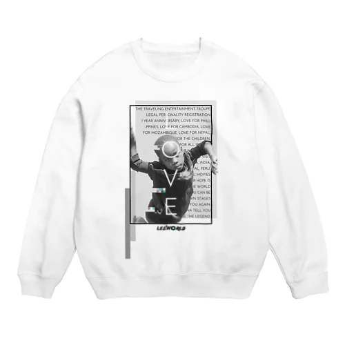 "for you" - LES WORLD 1year anniversary OFFICIAL GOODS by kaz-tomo Crew Neck Sweatshirt