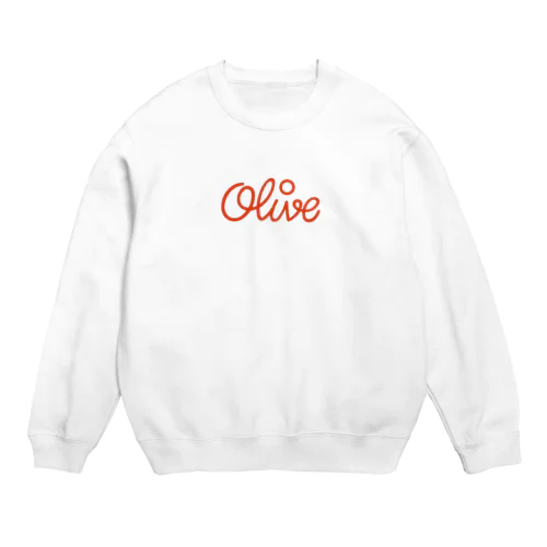 olive Crew Neck Sweatshirt