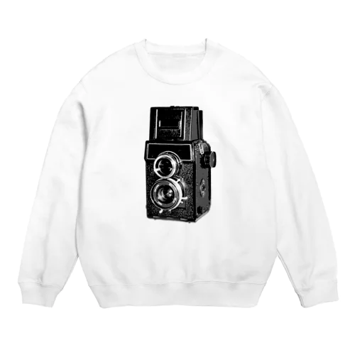 二眼レフ Crew Neck Sweatshirt