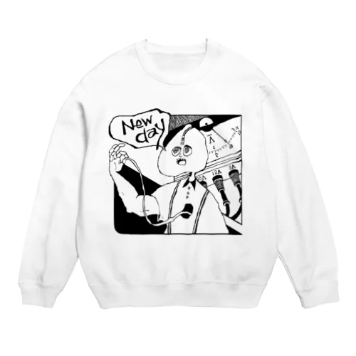 頭ちゃっくん Crew Neck Sweatshirt