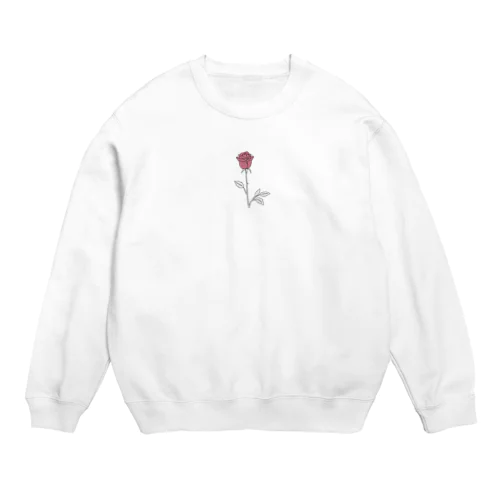 Rose Crew Neck Sweatshirt