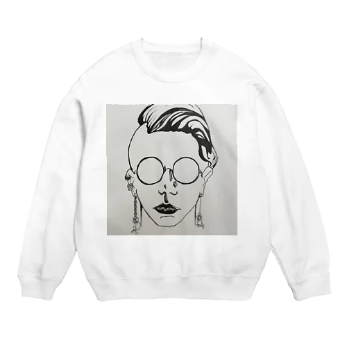 女 Crew Neck Sweatshirt