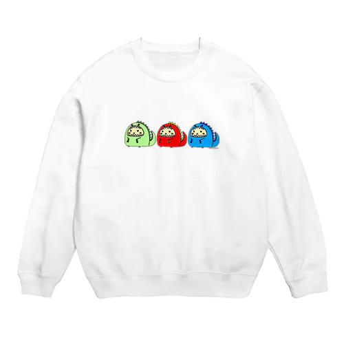 ぴよたんかいじゅう Crew Neck Sweatshirt