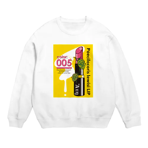 Ate(アーテー)アカスジキンカメムシLIP Crew Neck Sweatshirt