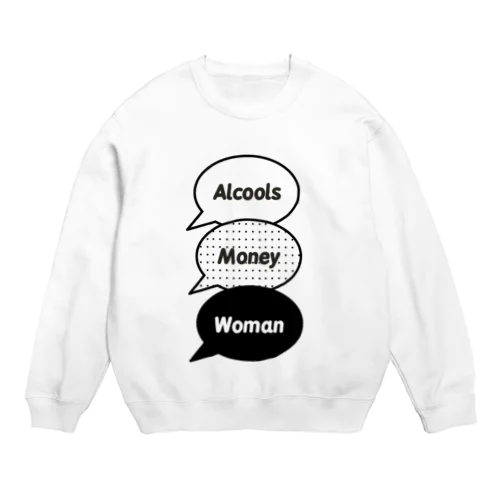 酒金女 Crew Neck Sweatshirt