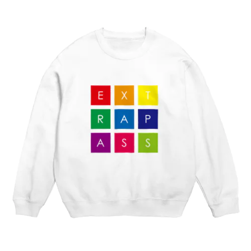 COLORFUL SQUARE LOGO Crew Neck Sweatshirt