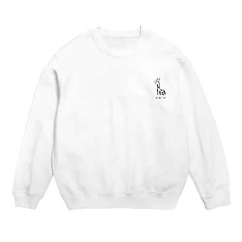 かろうじてキリン Crew Neck Sweatshirt