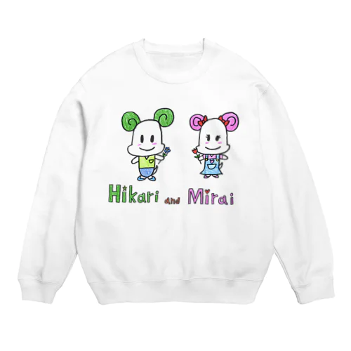 Hikari and Mirai Crew Neck Sweatshirt