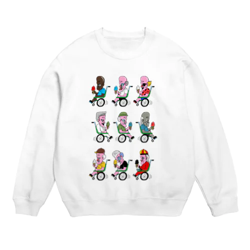 ぞろぞろ・・・ Crew Neck Sweatshirt