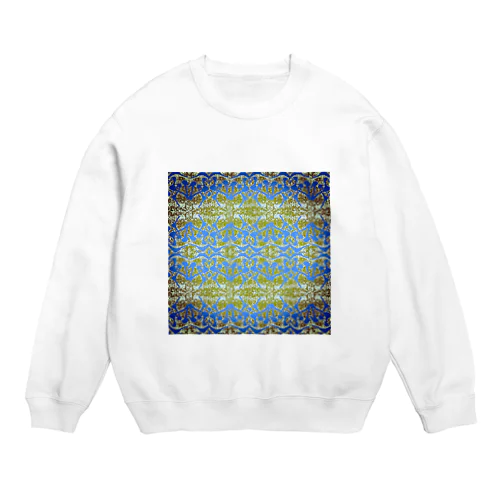 がらくた(万華鏡BLUE) Crew Neck Sweatshirt