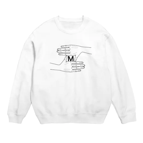 おてて Crew Neck Sweatshirt