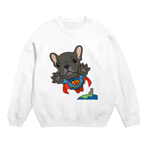 フレンチブルドッグ Crew Neck Sweatshirt