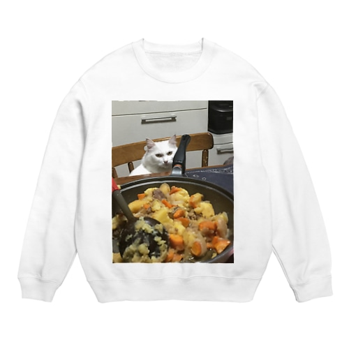 公式ゴジュアル福田祐斗藍猫@さくちゃん限定デザイン Crew Neck Sweatshirt