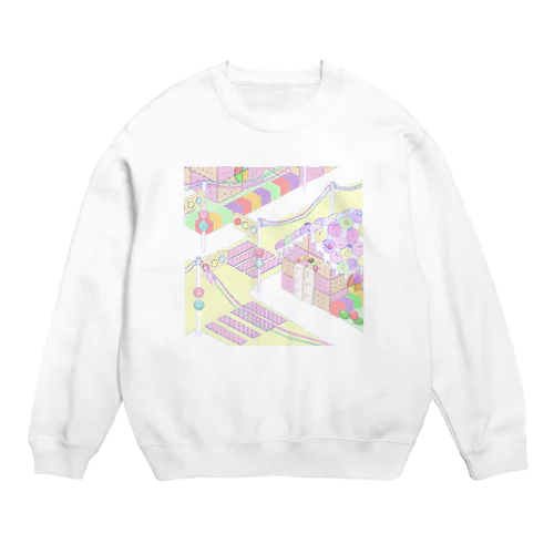 おかしのまち Crew Neck Sweatshirt