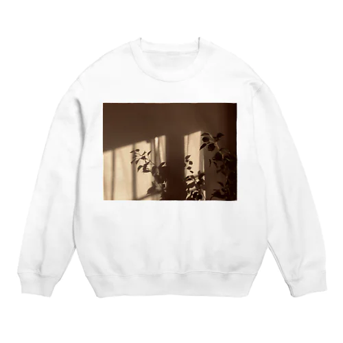 葉っぱの影 Crew Neck Sweatshirt