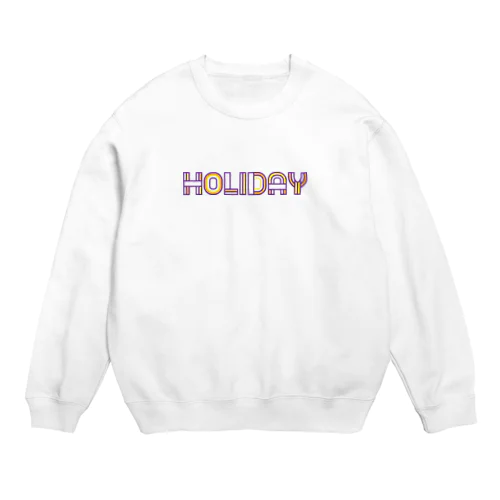 HOLIDAY Crew Neck Sweatshirt