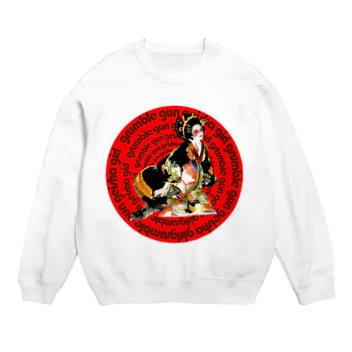 grumble gun geisha girl Crew Neck Sweatshirt