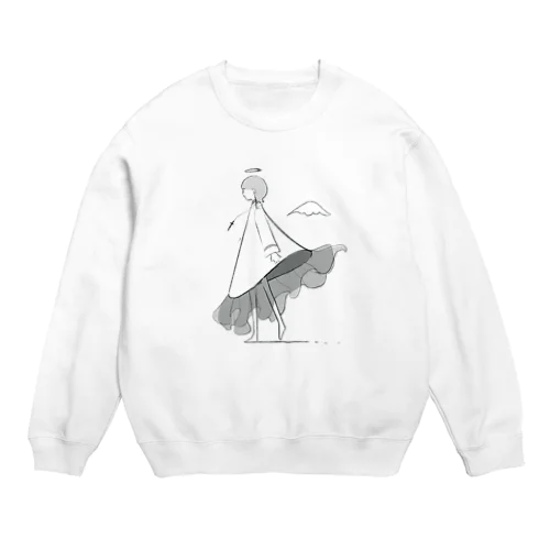 天使は死なぬのか Crew Neck Sweatshirt