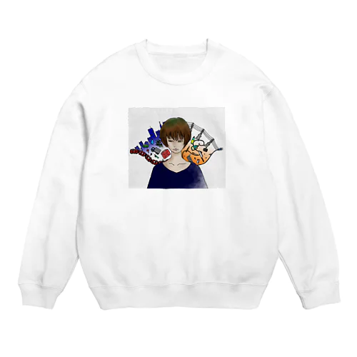 suicidal ideation Crew Neck Sweatshirt