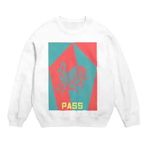 五角(合格)オクトパス（pass） Crew Neck Sweatshirt