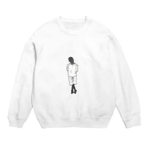 理想の大人とは Crew Neck Sweatshirt