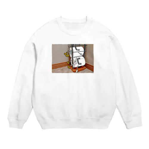 トイレットペーパーくん's Crew Neck Sweatshirt