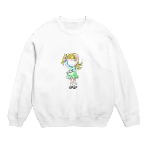 麺食いちゃん Crew Neck Sweatshirt