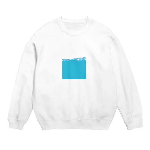 海に浸かる Crew Neck Sweatshirt