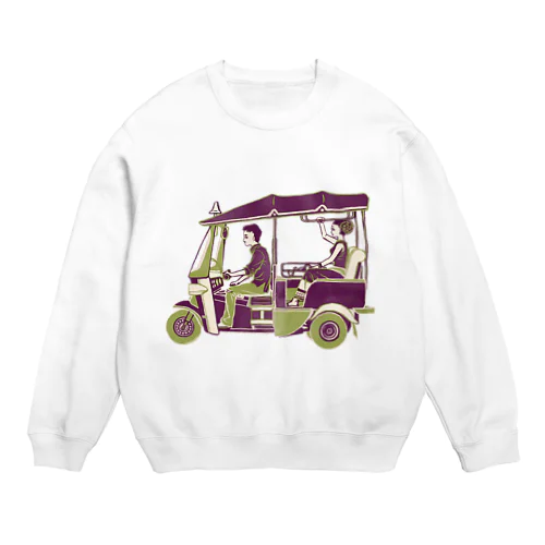 【タイの人々】トゥクトゥク Crew Neck Sweatshirt