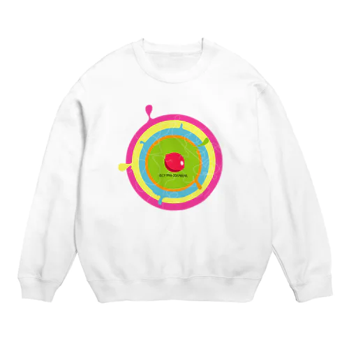 細胞ってホンマはカラフルやねんて！！マジ？！（妄想） Crew Neck Sweatshirt