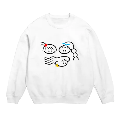 3人娘 Crew Neck Sweatshirt