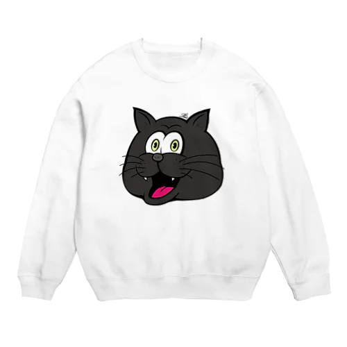 黒猫 Crew Neck Sweatshirt