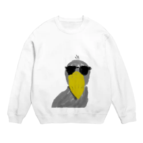 グラサンハシビロコウスエット Crew Neck Sweatshirt