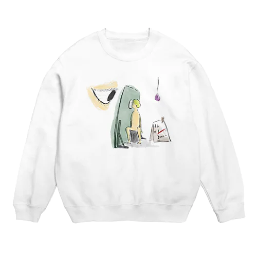 ともだちのいないアルバイト Crew Neck Sweatshirt