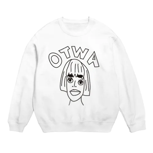 I am OTWA!!タワが世界を救う Crew Neck Sweatshirt