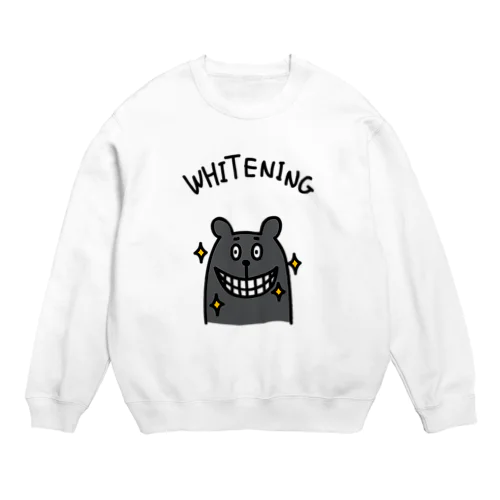 クマのホワイトニング Crew Neck Sweatshirt