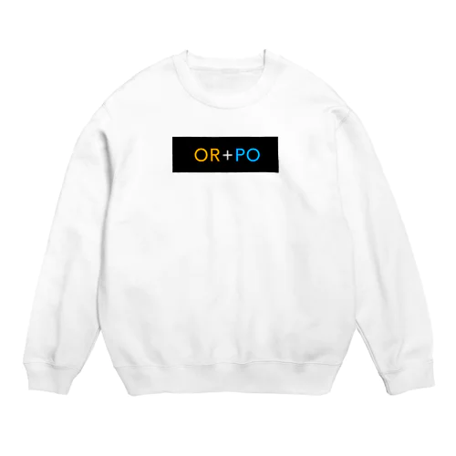 OR+PO color Crew Neck Sweatshirt