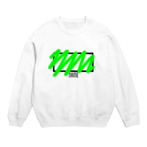 Name Crew Neck Sweatshirt