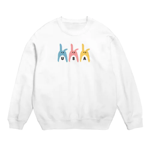 USA(うさ) Crew Neck Sweatshirt