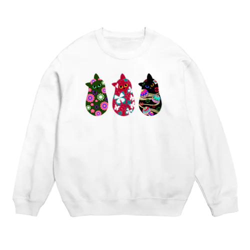 女将マトリョーシカ　イラスト版 Crew Neck Sweatshirt