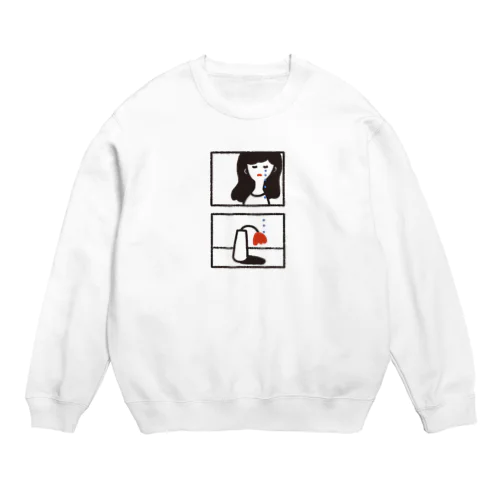 涙 Crew Neck Sweatshirt