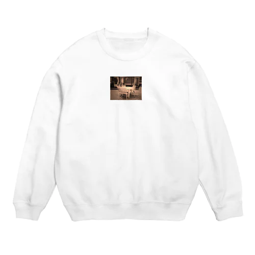 今日もいつもの場所で Crew Neck Sweatshirt