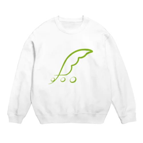 東北ずん子ロゴ Crew Neck Sweatshirt