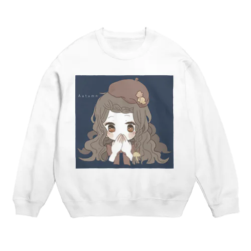 秋は物悲しい Crew Neck Sweatshirt