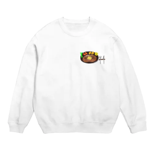 ステーキプレート Crew Neck Sweatshirt