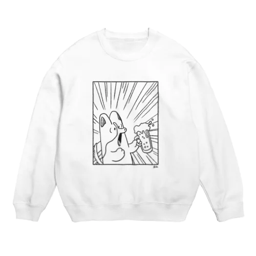 乾杯コーギー Crew Neck Sweatshirt