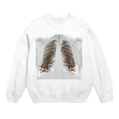 Smoking is addictive Crew Neck Sweatshirt